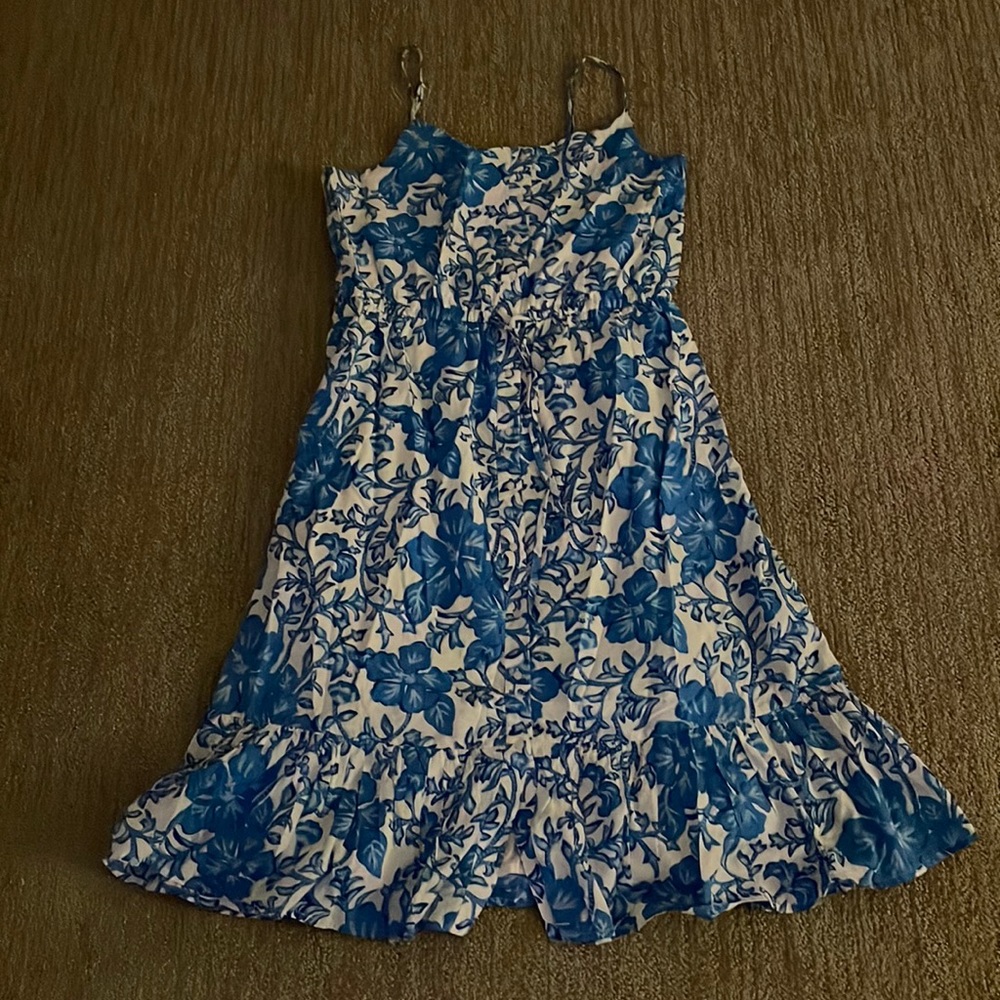Vineyard Vines blue and white dress